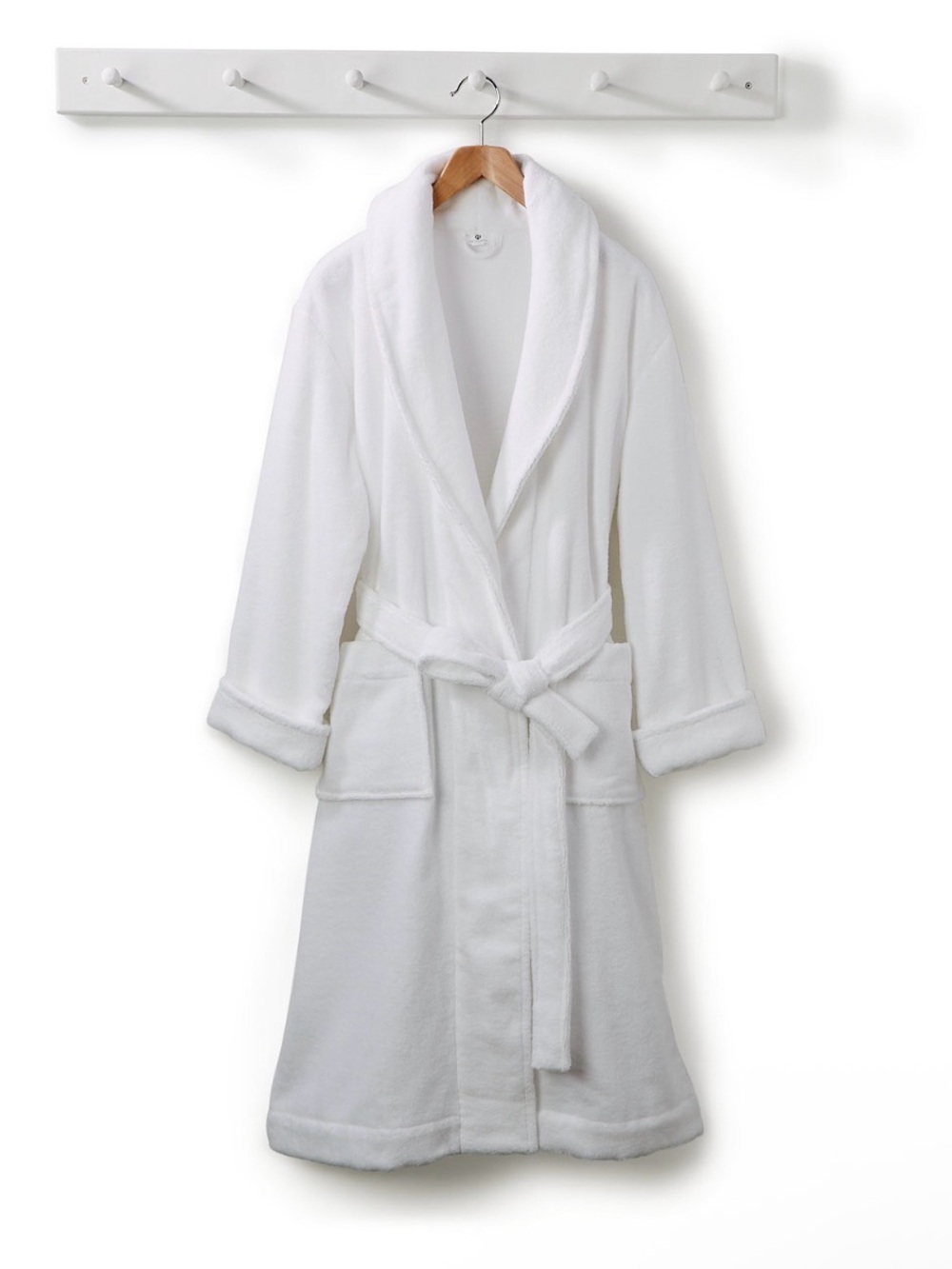 NWT Hotel Collection Turkish Cotton Shawl-Collar Robe size S/M $160 MSRP